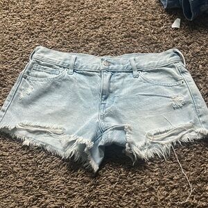 PACSUN LOWRISE JEAN SHORTS!!
